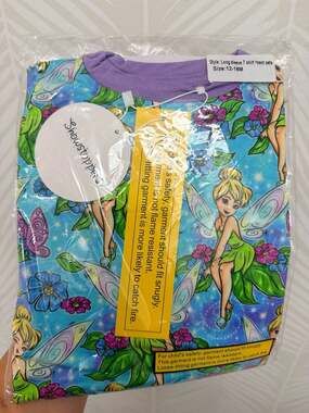 Showstoppers Disney Tinker Bell Long Sleeve T-Shirt and Pant Pajama Set 12-18M